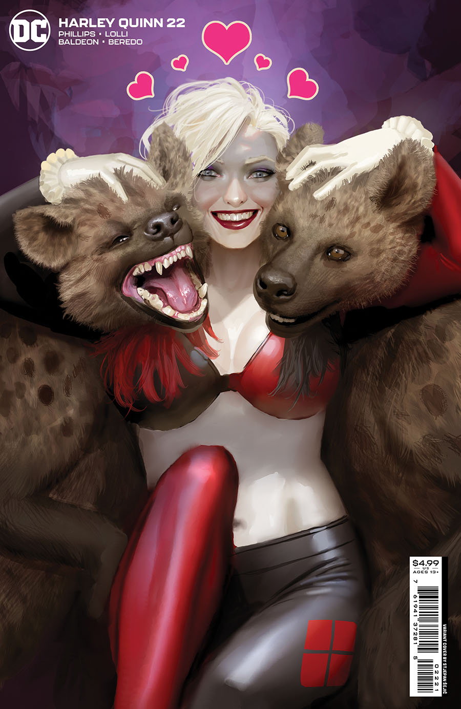 Harley Quinn Vol 4 #22 Cover B Variant Stjepan Sejic Card Stock Cover