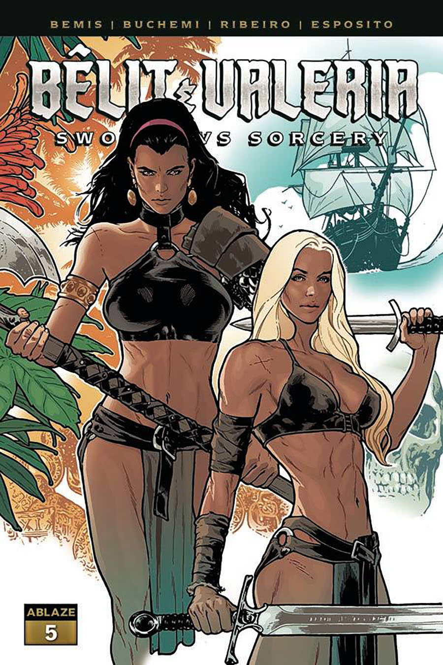 Belit & Valeria Swords vs Sorcery #5 Cover C Variant Jeff Spokes Cover