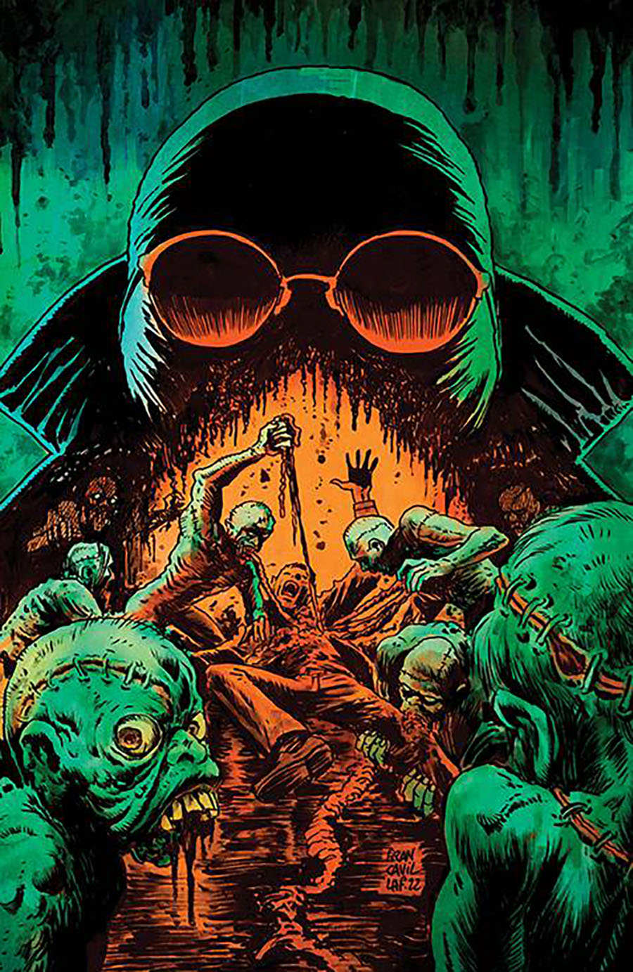 Stuff Of Nightmares #1 Cover C Variant Francesco Francavilla Glow-In-The-Dark Cover