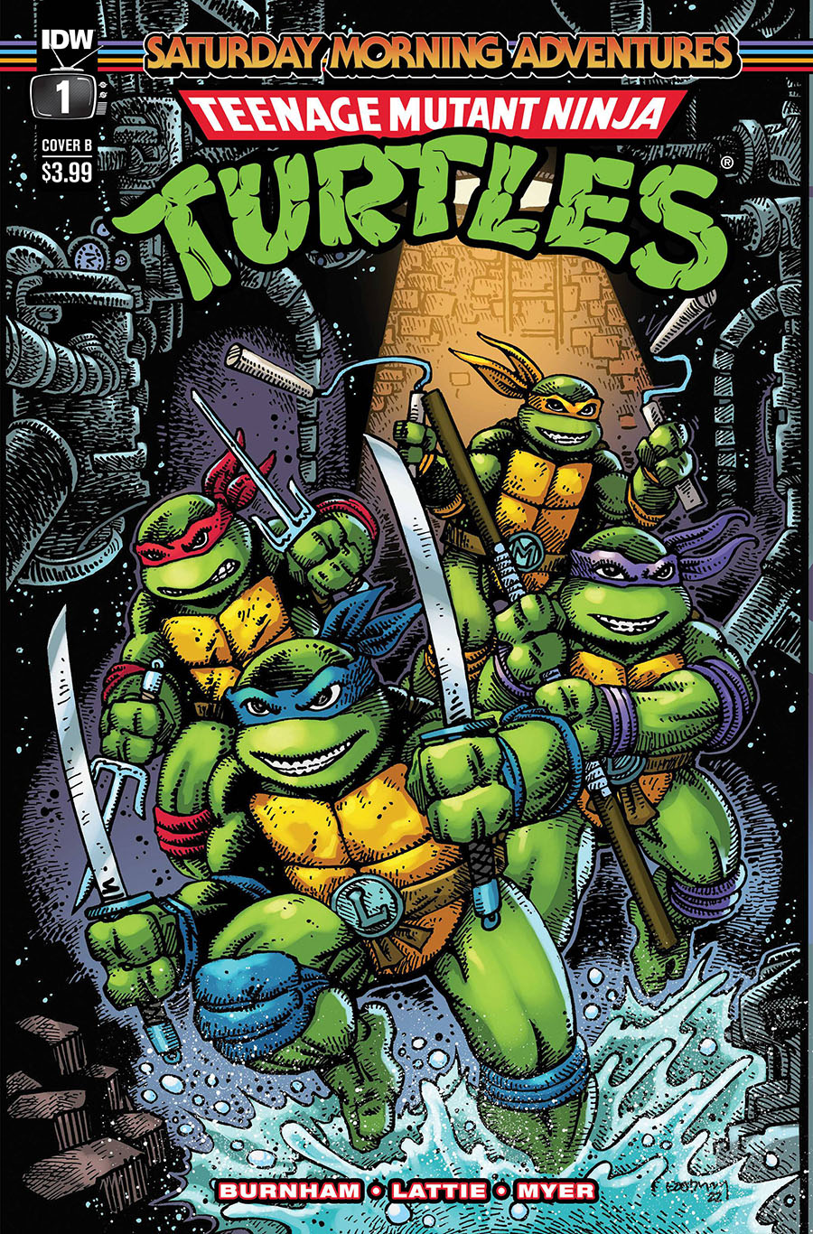 Teenage Mutant Ninja Turtles Saturday Morning Adventures #2 Cover