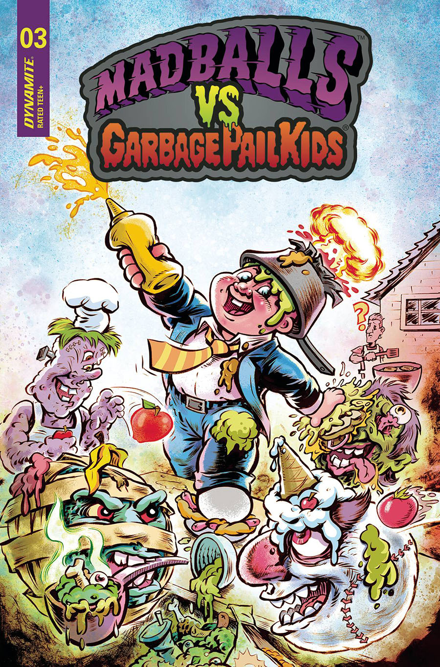 Madballs vs Garbage Pail Kids #3 Cover B Variant Jason Crosby Cover