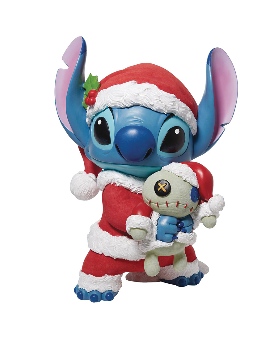 Disney Showcase Santa Stitch 15.55-Inch Statue