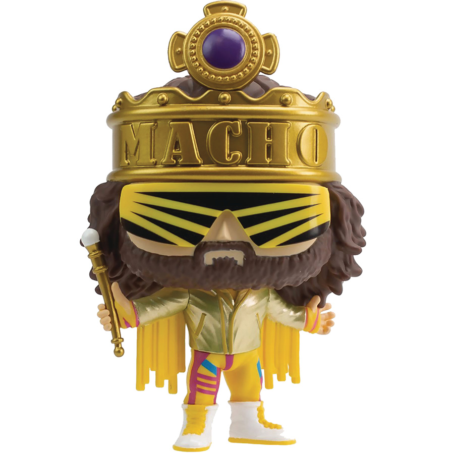 POP WWE King Macho Man Metallic Vinyl Figure