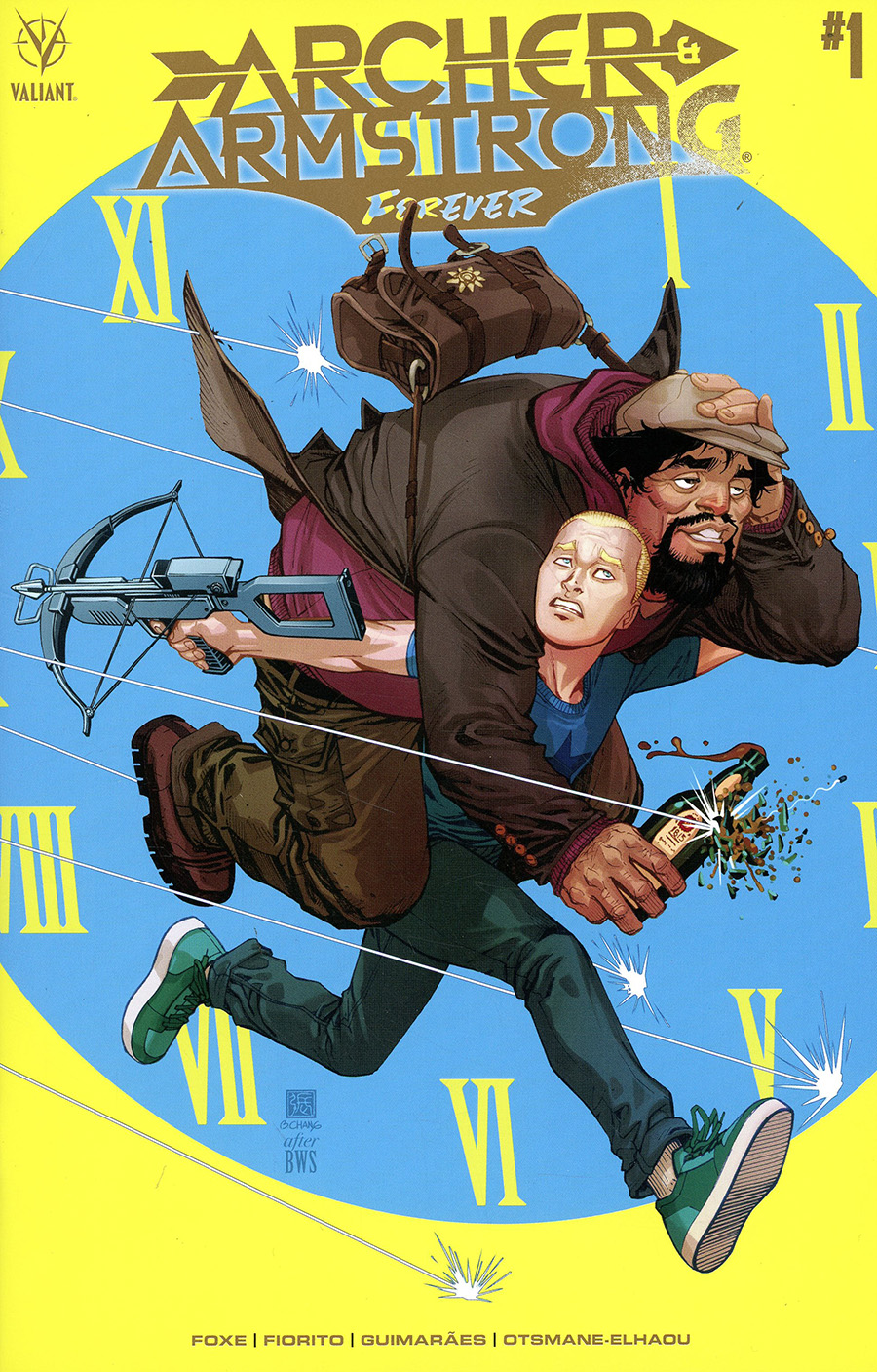 Archer & Armstrong Forever #1 Cover E Incentive Gold Variant Cover