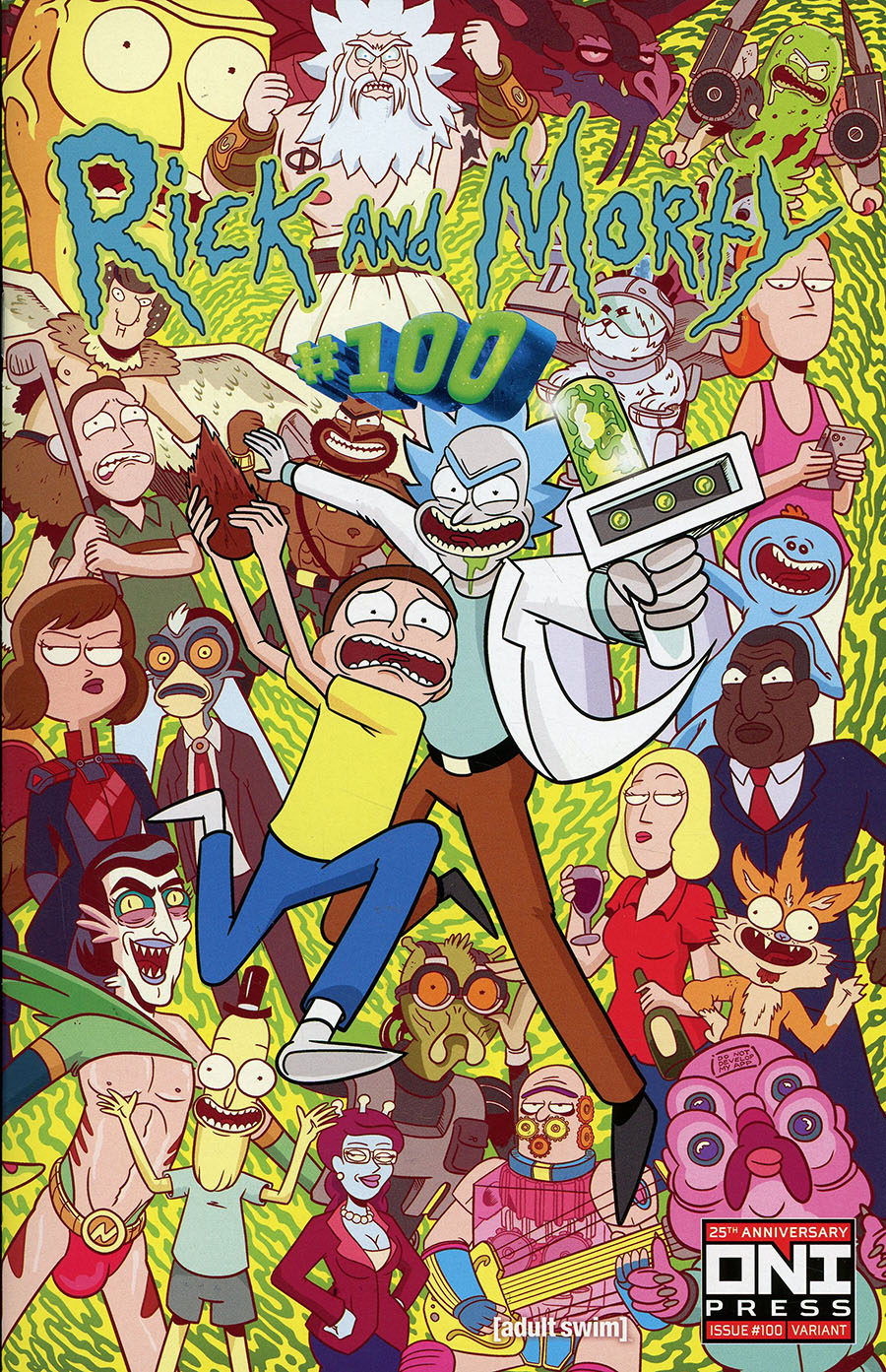 Rick And Morty #100 Cover D Variant Marc Ellerby Cover