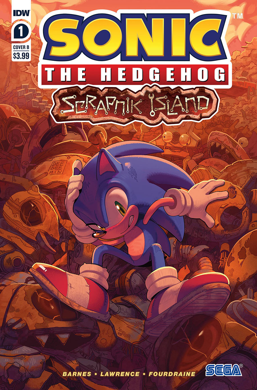 Sonic the Hedgehog: Scrapnik Island #1 - 2022 Online Exclusive