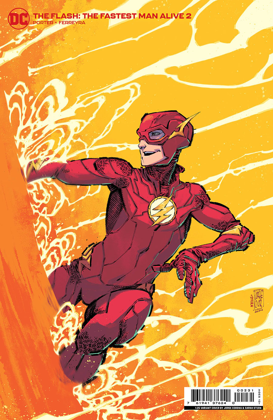 Flash The Fastest Man Alive Vol 2 #2 Cover D Incentive Jorge Corona Foil Card Stock Variant Cover