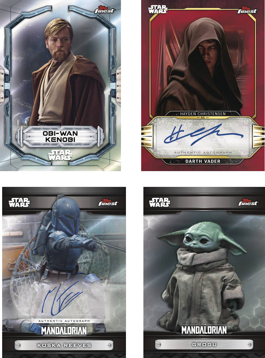 Topps Finest 2022 Star Wars Trading Cards Pack