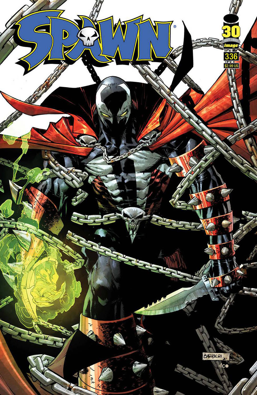 Spawn #336 Cover B Variant Carlo Barberi Cover