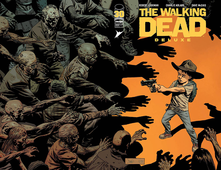 Walking Dead Deluxe #50 Cover B Variant Charlie Adlard & Dave McCaig Wraparound Cover