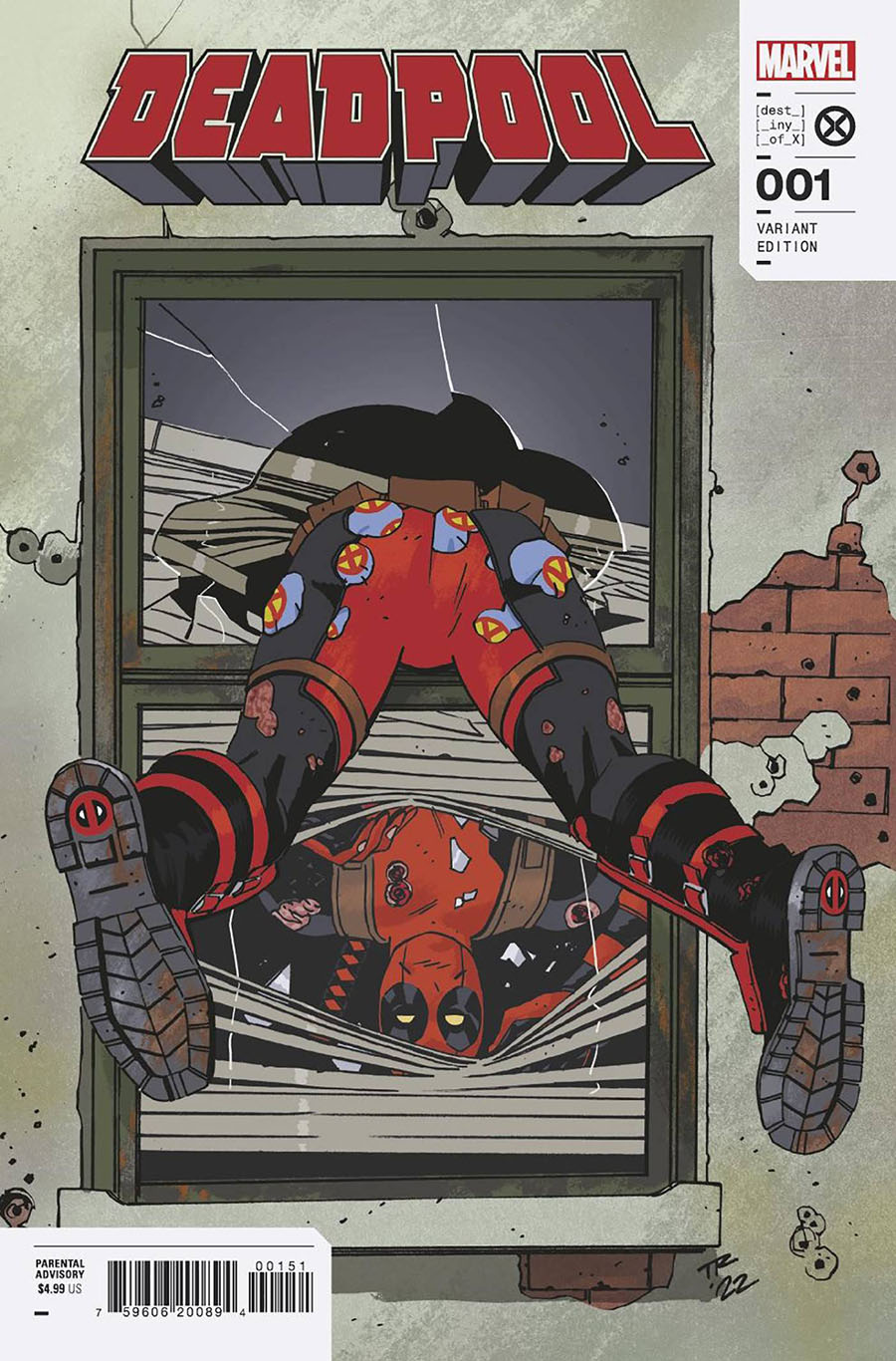 Deadpool Vol 8 #1 Cover E Variant Tom Reilly Window Shades Cover