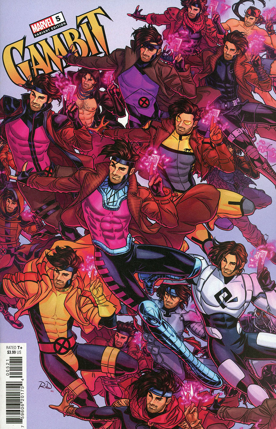 Gambit Vol 6 #5 Cover B Variant Russell Dauterman Costumes Cover