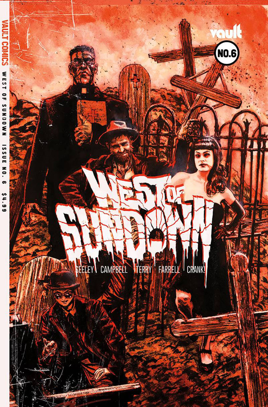 West Of Sundown #6 Cover A Regular Aaron Campbell Cover