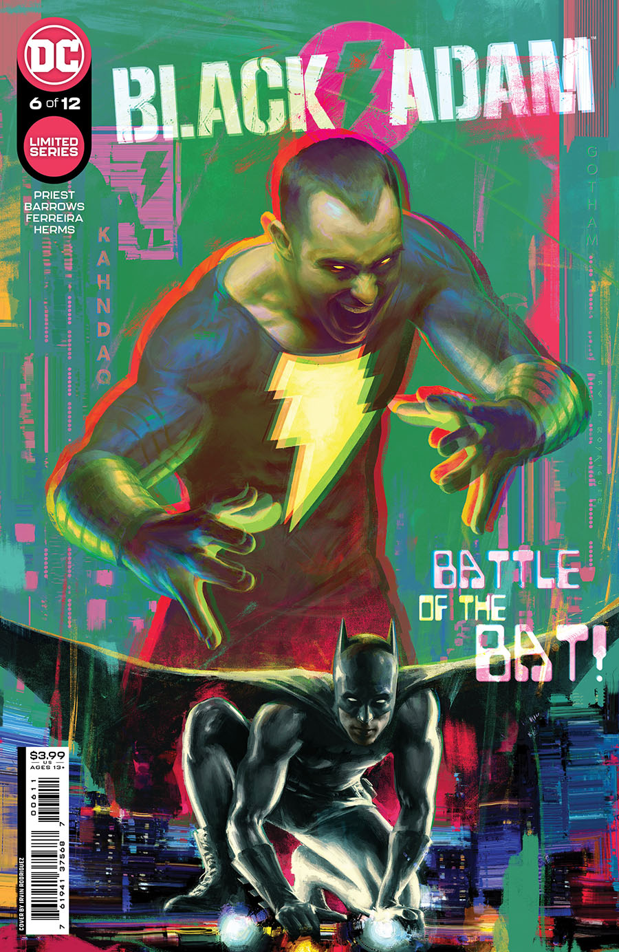 Black Adam #6 Cover A Regular Irvin Rodriguez Cover