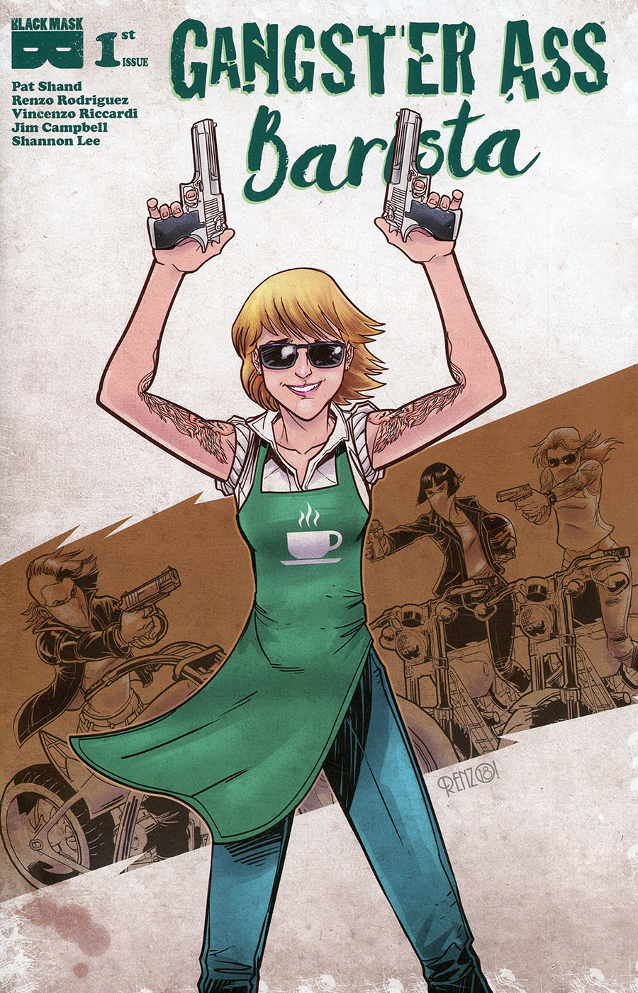 Gangster Ass Barista #1 Cover E Incentive Renzo Rodriguez Variant Cover