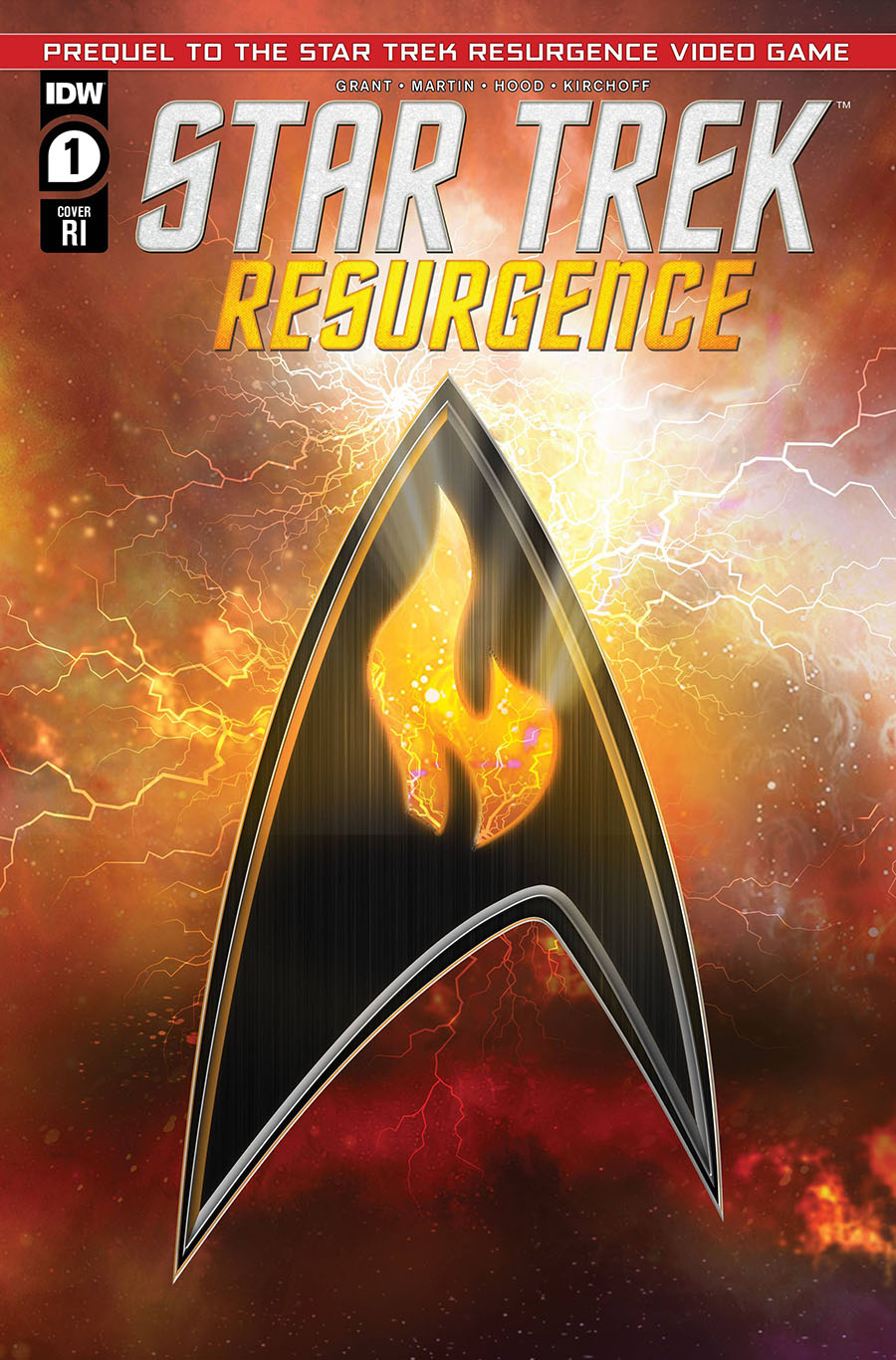 Star Trek Resurgence #1 Cover C Incentive Burner House LLC Variant Cover