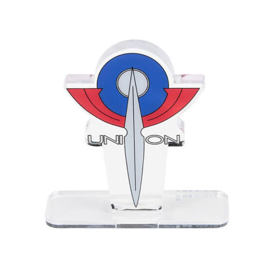 Gundam 00 Union Symbol Logo Stand