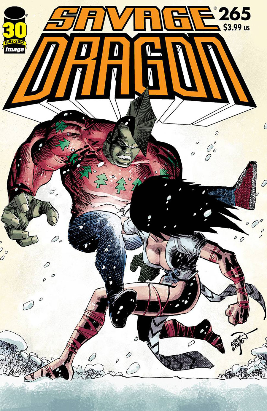 Savage Dragon Vol 2 #265 Cover A Regular Erik Larsen Image Trade Dress Cover