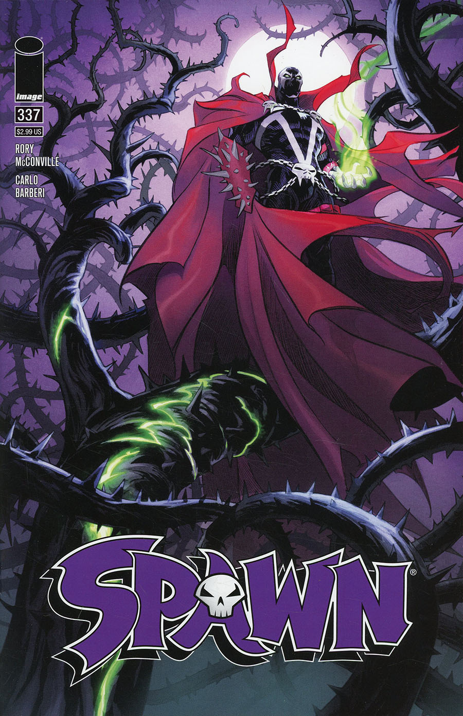 Spawn #337 Cover B Variant Marcial Toledano Cover