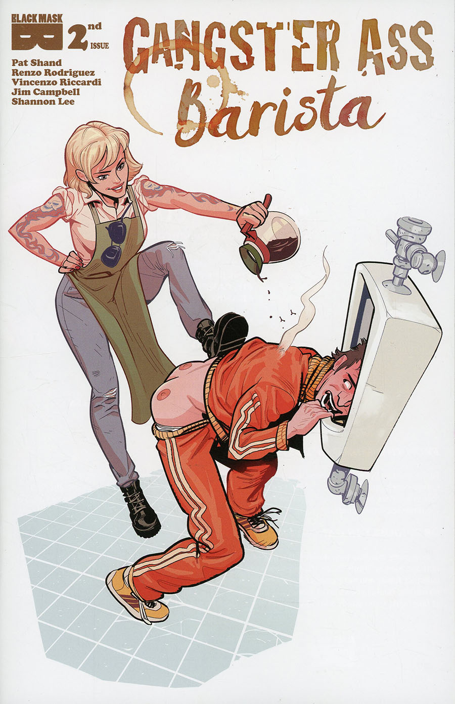 Gangster Ass Barista #2 Cover B Variant Conor Hughes & Fin Cramb Cover