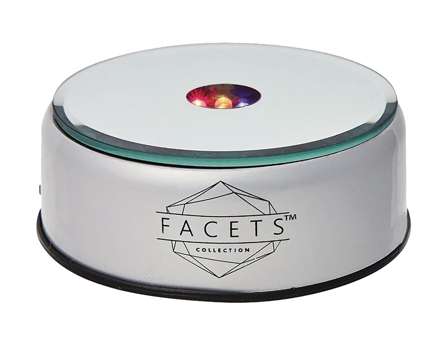 Enesco Facets Branded Light Up Rotating Displayer