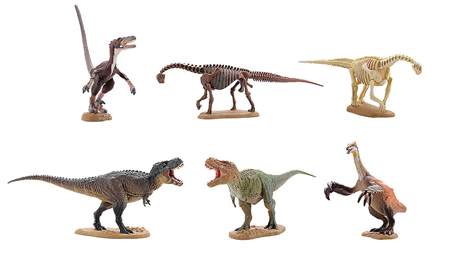 Dinosaur Master 3 Mini Figure Blind Mystery Box 10-Piece Display