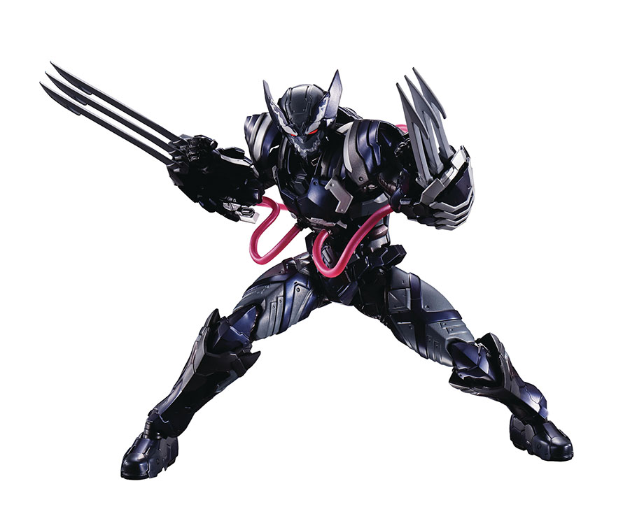 Tech-On Avengers S.H.Figuarts - Venom Symbiote Wolverine Action Figure