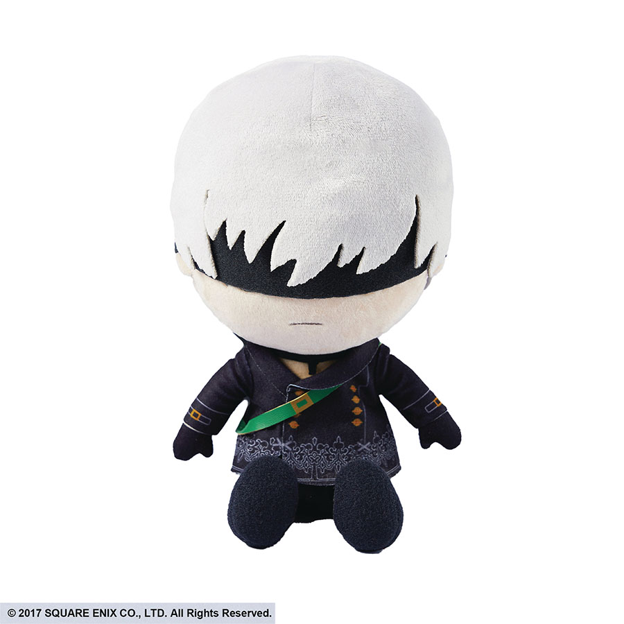 NieR Automata Sitting Plush - 9S Yorha No 9 Type S