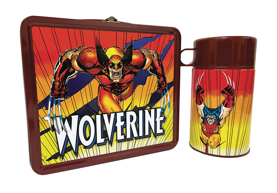 Tin Titans Marvel Wolverine Previews Exclusive Lunchbox & Beverage Container