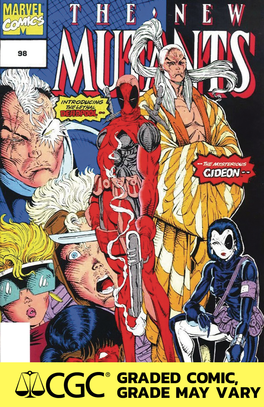 New Mutants #98 Facsimile Edition Cover C DF CGC Graded 9.6 Or Higher