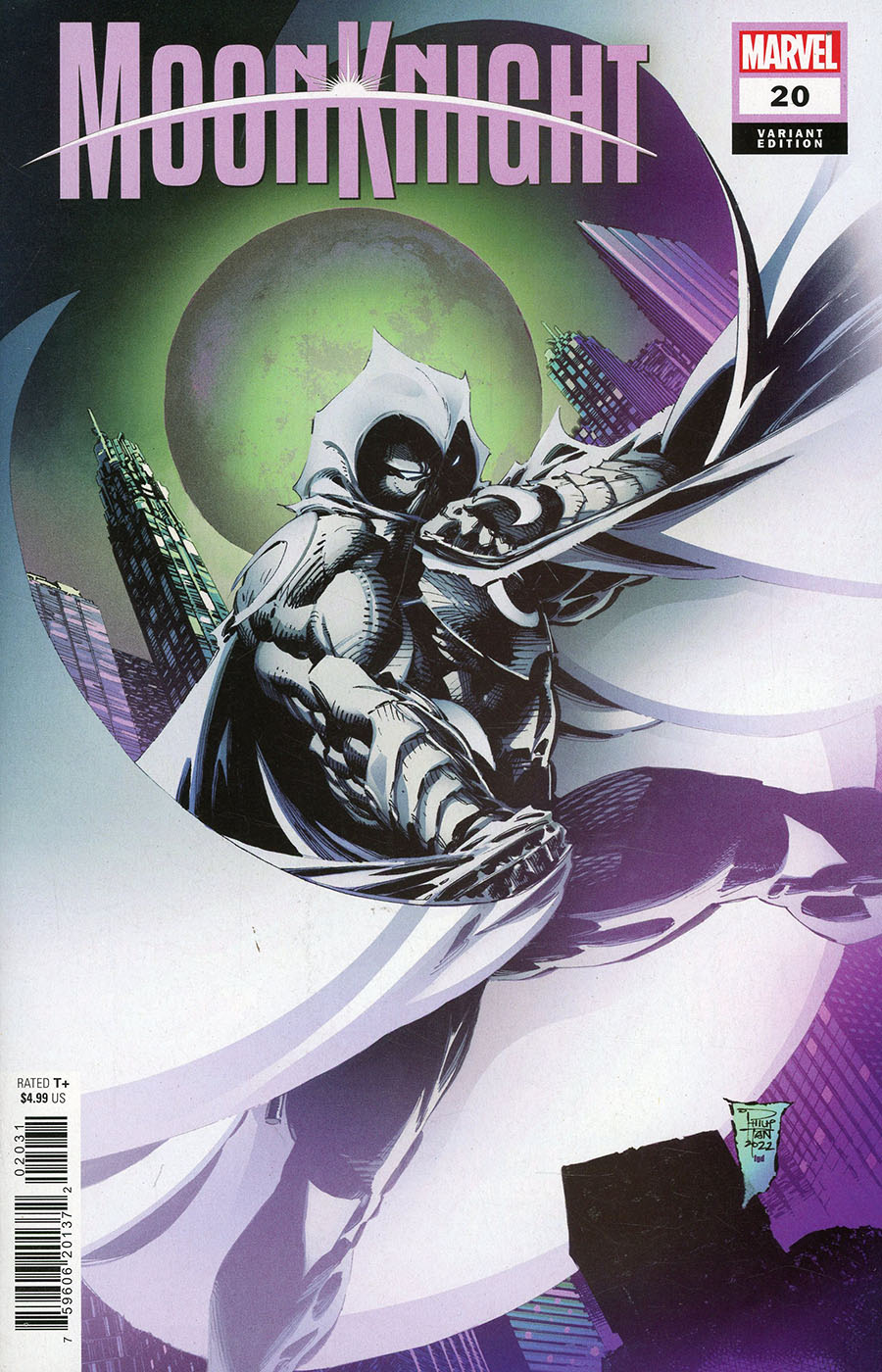 Moon Knight Vol 9 #20 Cover D Variant Philip Tan Cover