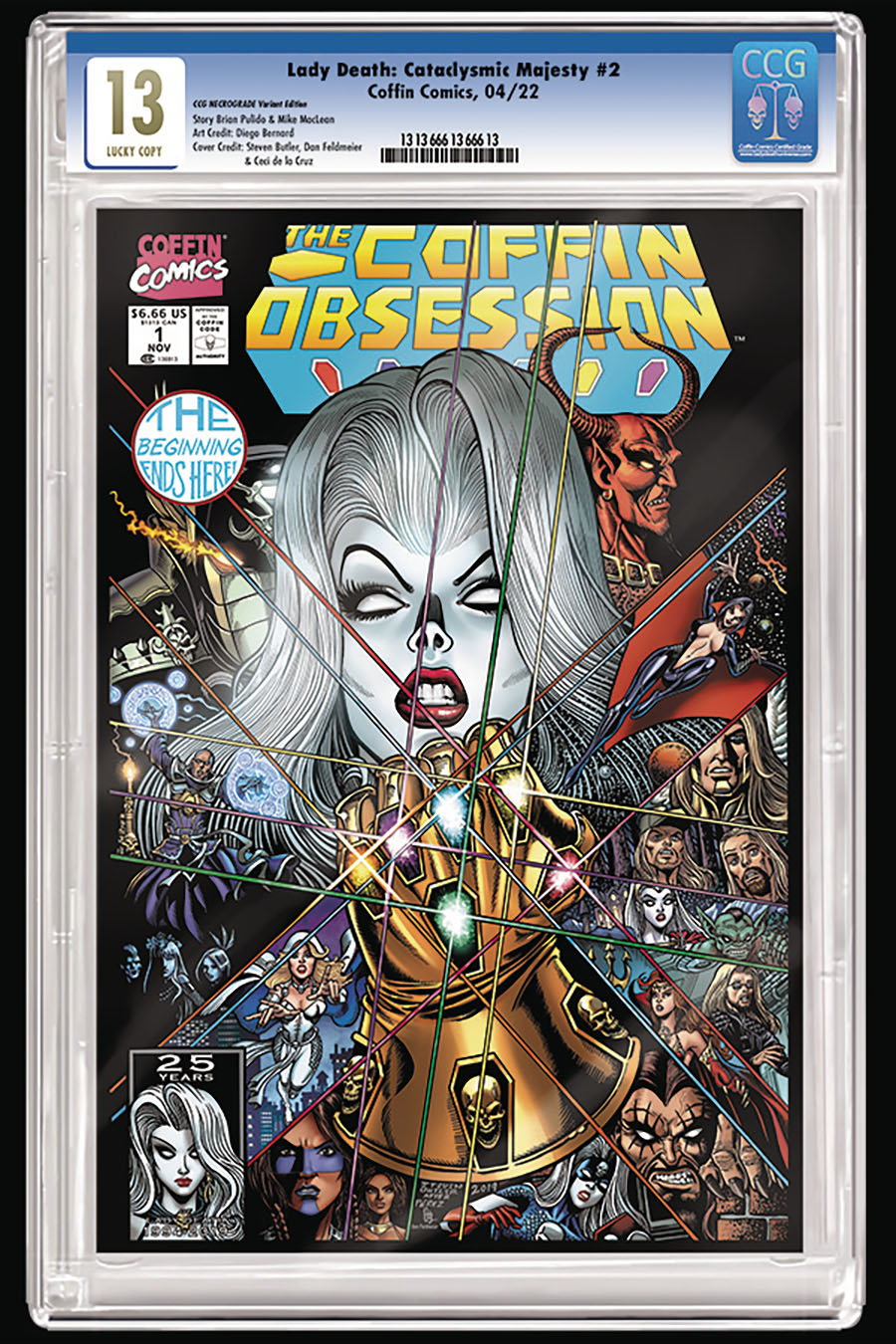 Lady Death Cataclysmic Majesty #2 Cover G Obsession Edition