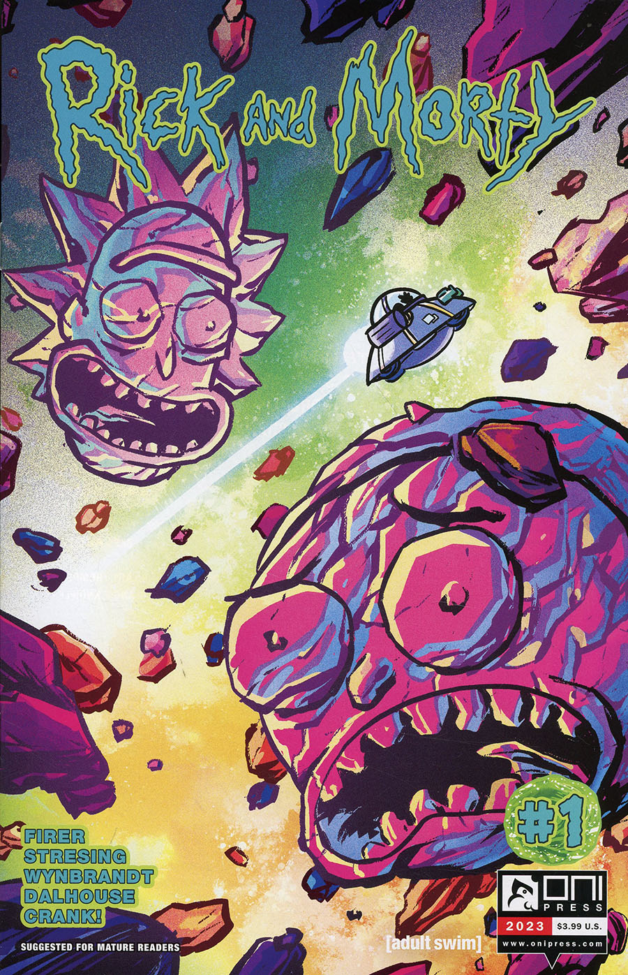 Rick And Morty Vol 2 #1 Cover A Regular Fred C Stresing Cover