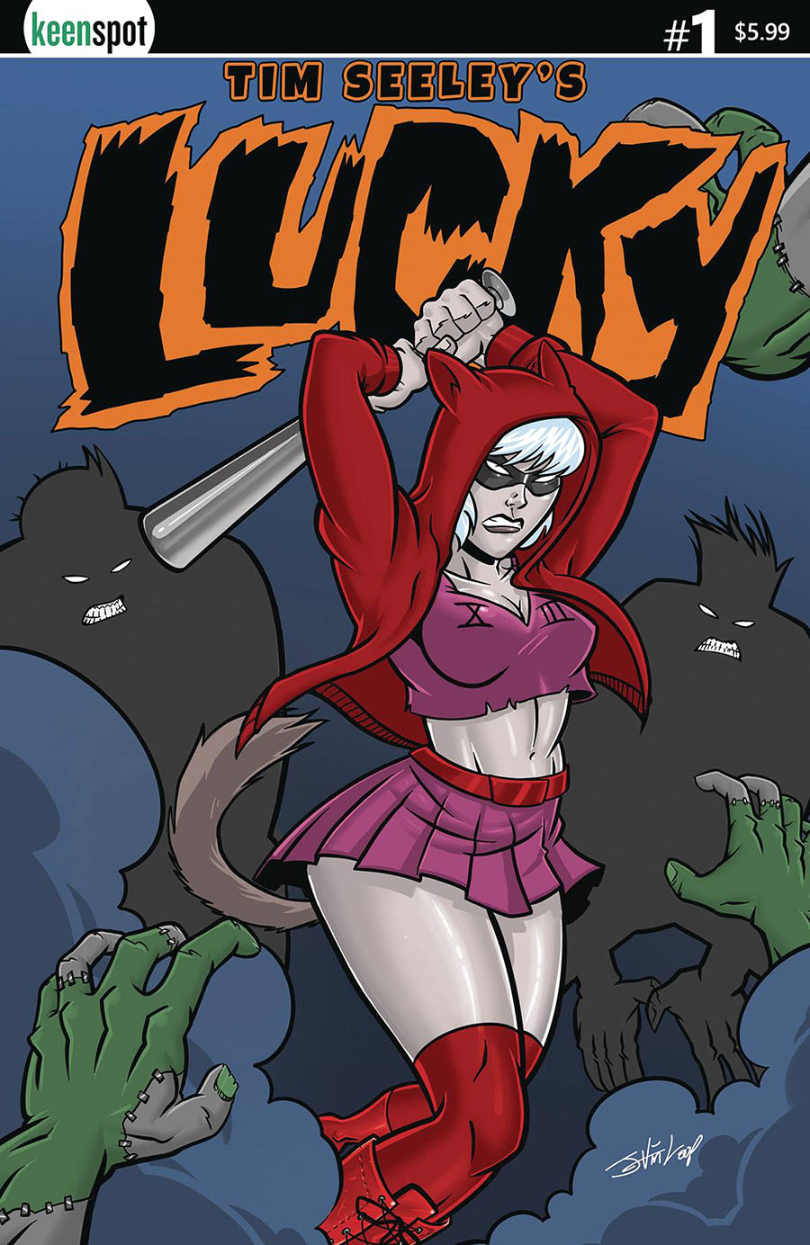 Tim Seeleys Lucky #1 Cover C Variant Jevin Loop Cover