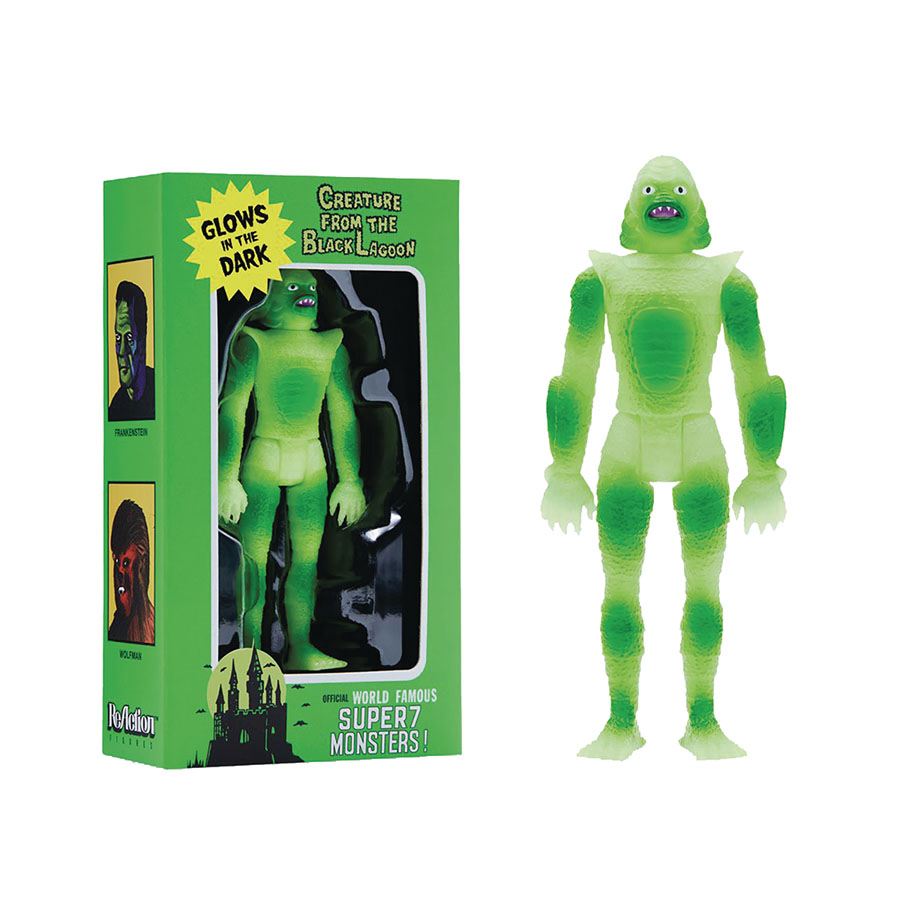 Creature From The Black Lagoon Super She Creature Glow-In-The-Dark ReAction Figure