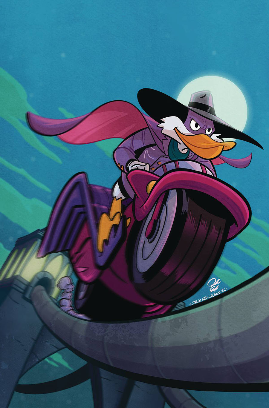 Darkwing Duck Vol 3 #1 Cover T Incentive Jacob Edgar Virgin Foil Cover