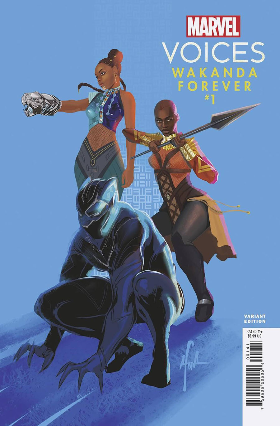 Marvels Voices Wakanda Forever #1 (One Shot) Cover D Variant Afua Richardson Cover