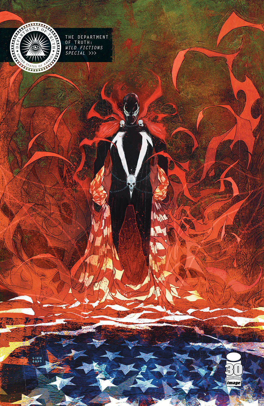 Department Of Truth Wild Fictions Special #1 (One Shot) Cover B Variant Spawn Cover (Limit 1 Per Customer)