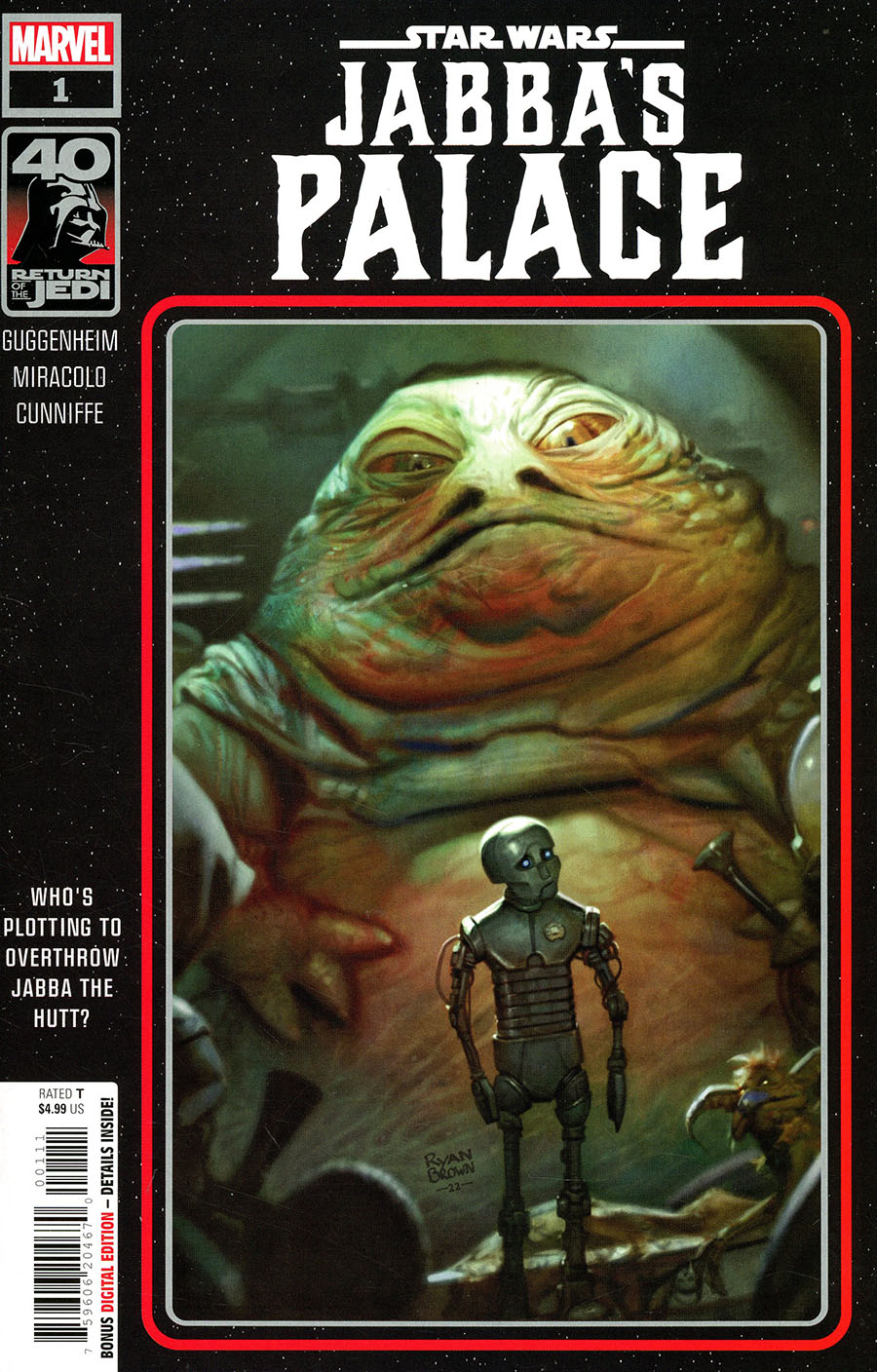 Star Wars Return Of The Jedi Jabbas Palace #1 (One Shot) Cover A Regular Ryan Brown Cover