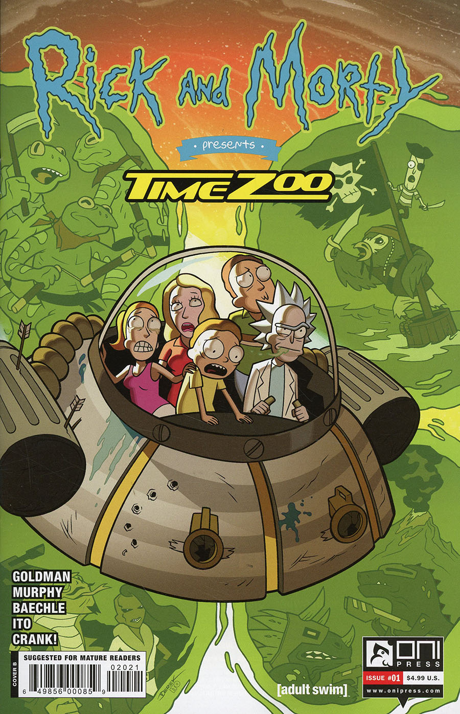 Rick And Morty Presents Time Zoo #1 Cover B Variant Derek Fridolfs Cover