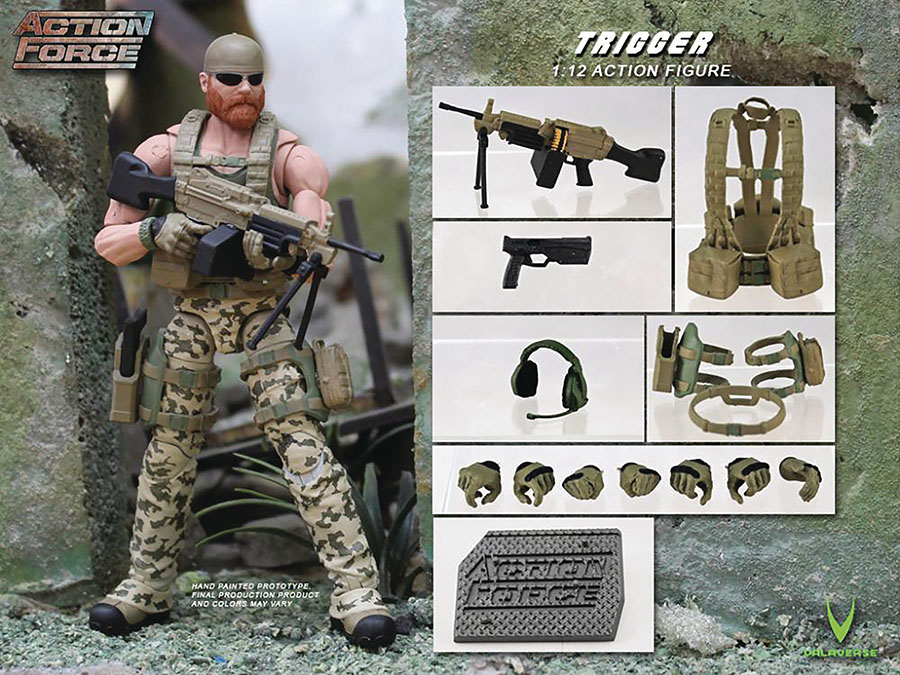 Action Force Series 2 1/12 Scale Action Figure - Trigger