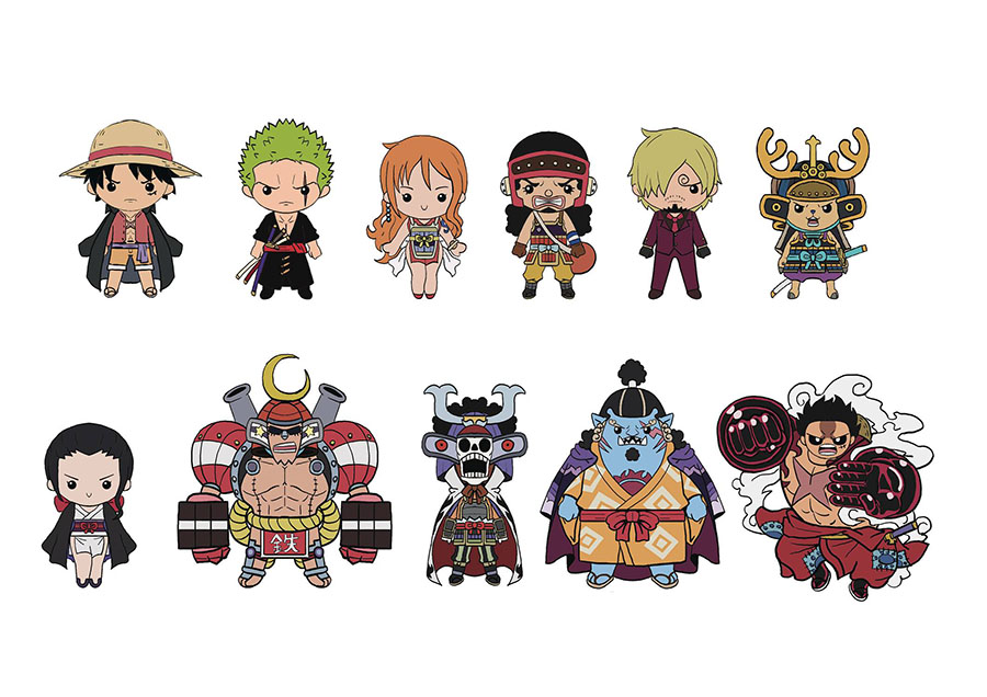 One Piece 3D Foam Bag Clip Series 2 Blind Mystery Box