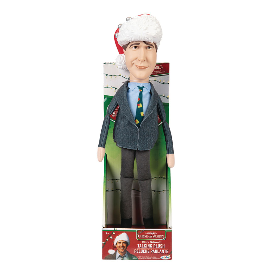 National Lampoons Christmas Vacation Clark Griswold Talking Plush