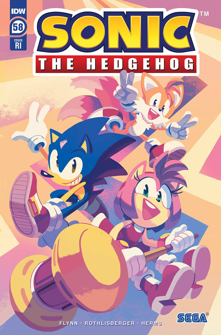 Sonic The Hedgehog Vol 3 #58 Cover C Incentive Nathalie Fourdraine Variant Cover