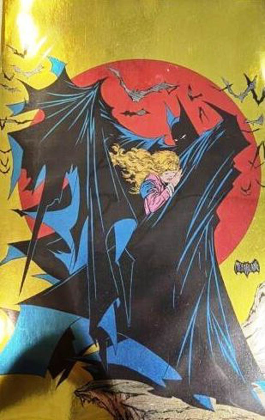 Batman #423 Cover G Fan Expo Exclusive Gold Foil Virgin Variant Cover