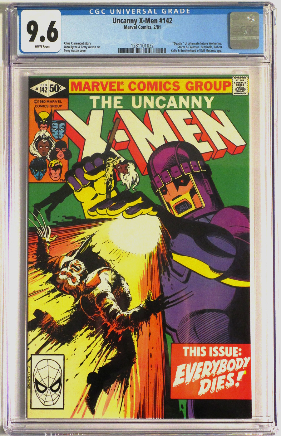 Uncanny X-Men #142 Cover B CGC 9.6