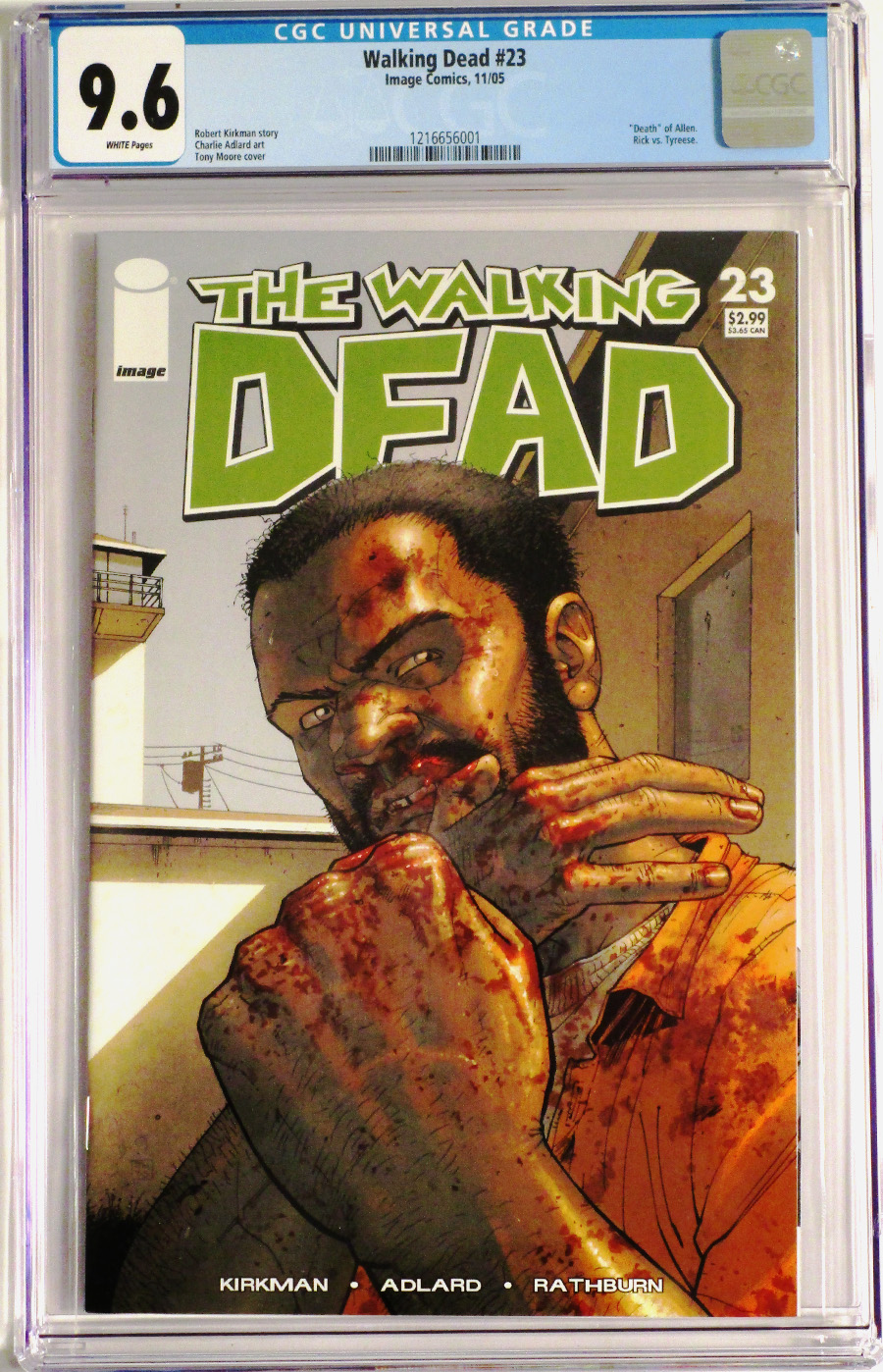 Walking Dead #23 Cover B CGC 9.6