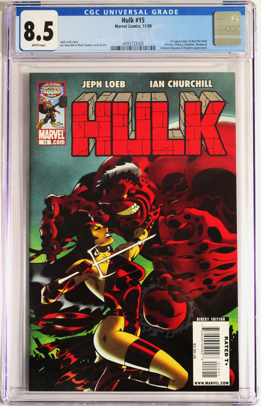 Hulk Vol 2 #15 Cover C Regular Ian Churchill CGC 8.5