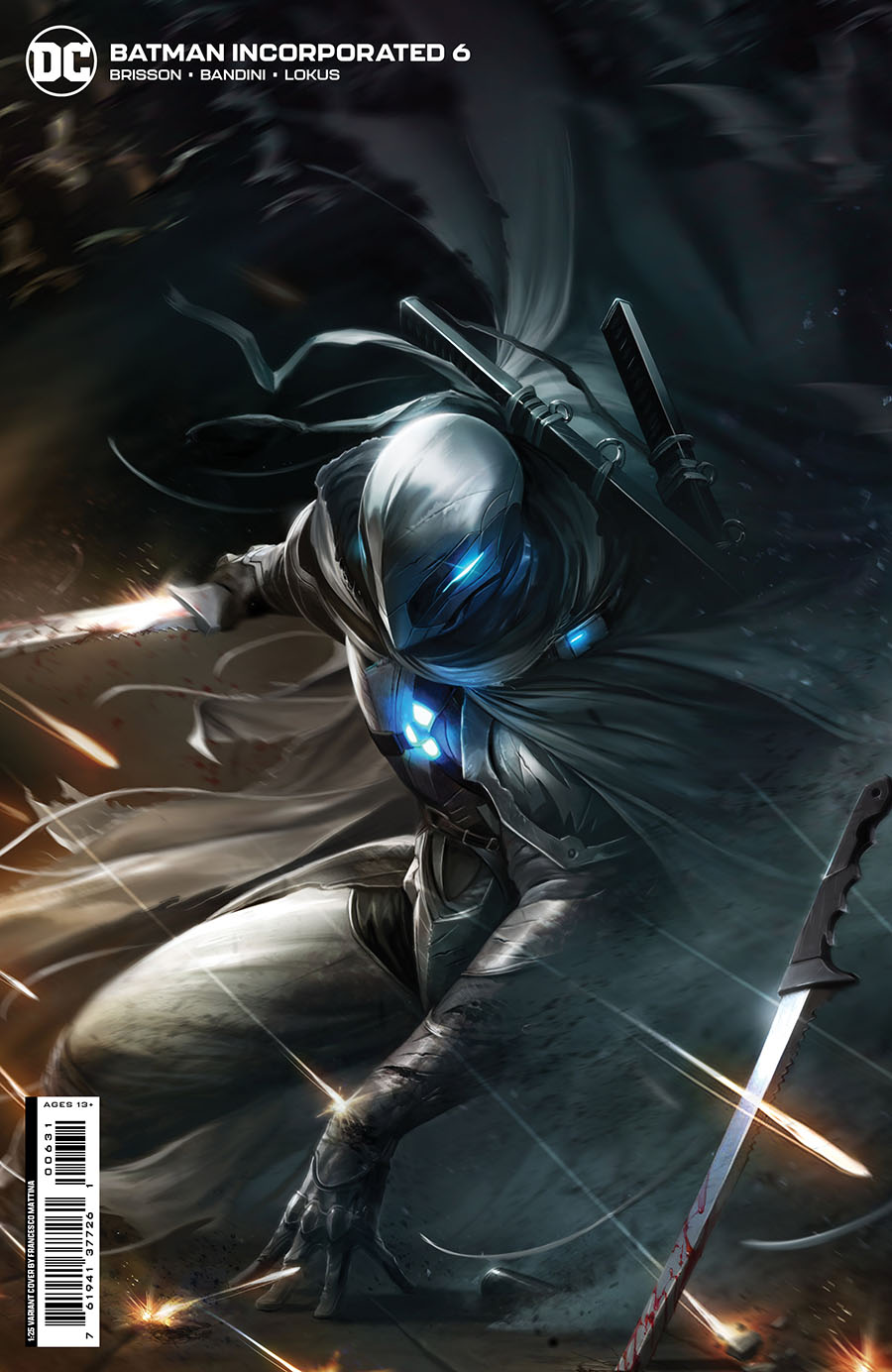 Batman Incorporated Vol 3 #6 Cover C Incentive Francesco Mattina Card Stock Variant Cover