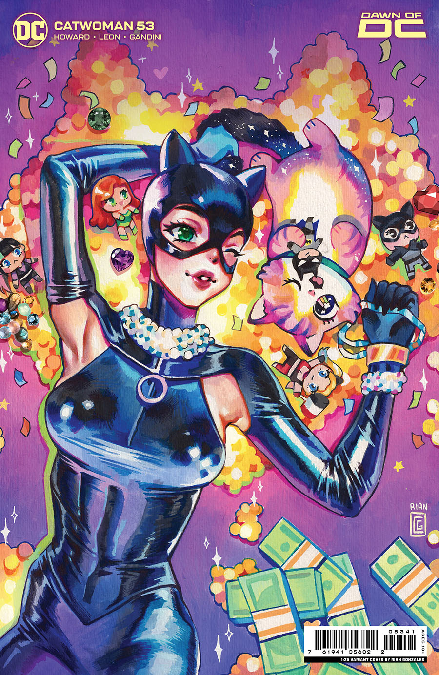 Catwoman Vol 5 #53 Cover E Incentive Rian Gonzales Card Stock Variant Cover